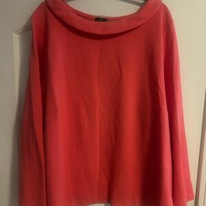 Talbots Coral Crew Neck Sweater